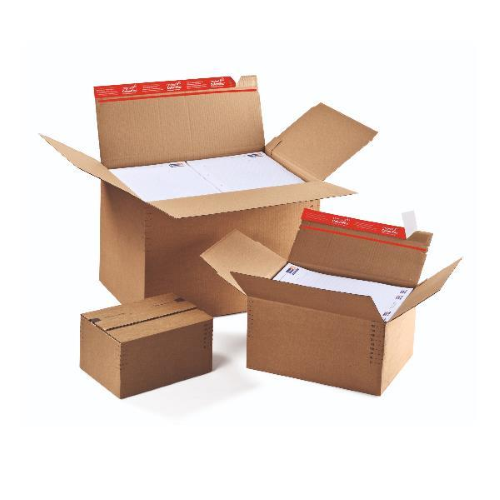 COLOMPAC SCATOLA AMERICANA IN CARTONE ALTEZZA REGOLABILE 305X210X205 mm AVANA CONF 10 Pz.